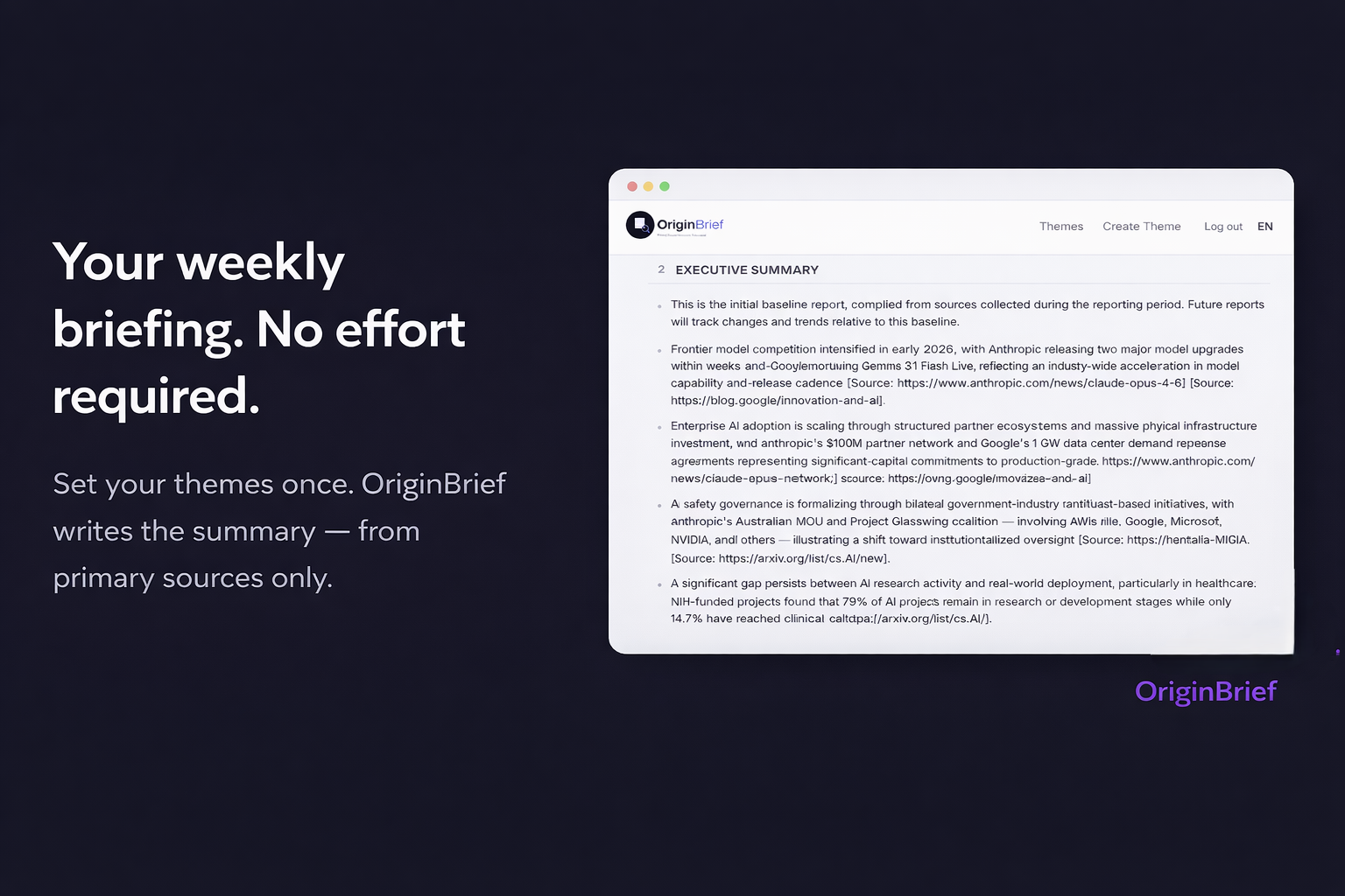 OriginBrief