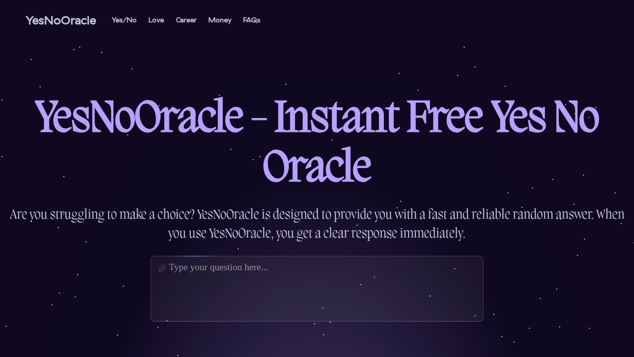 YesNoOracle