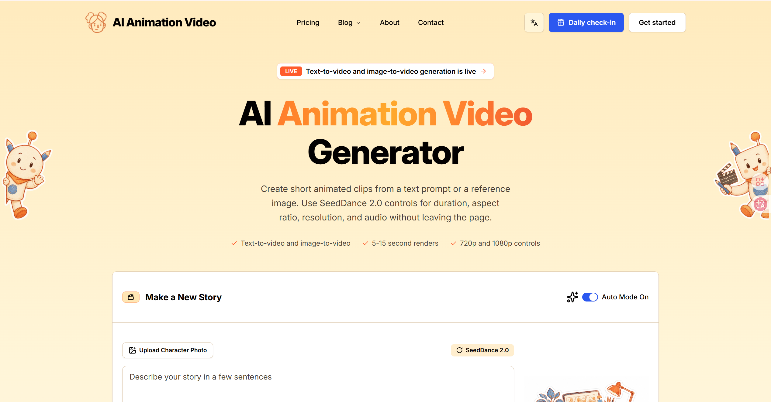 AI Animation Video Generator