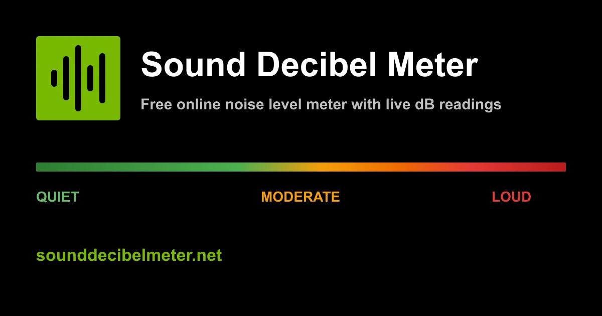 Sound Decibel Meter Online